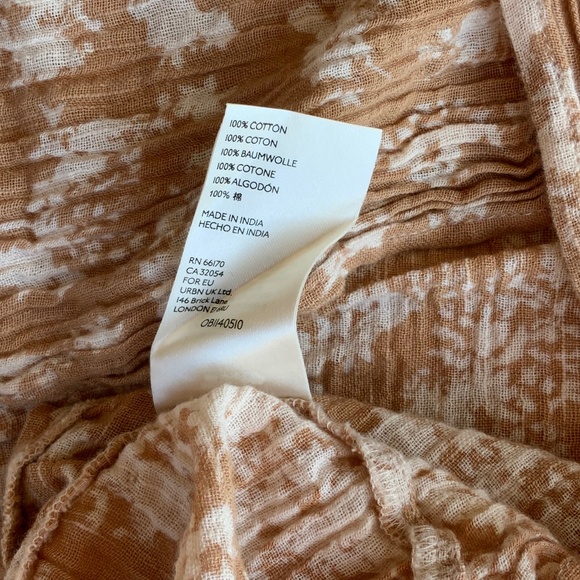 Free People Ellie Print Smocked Midi Dress In Neutral - Picture 10 of 10